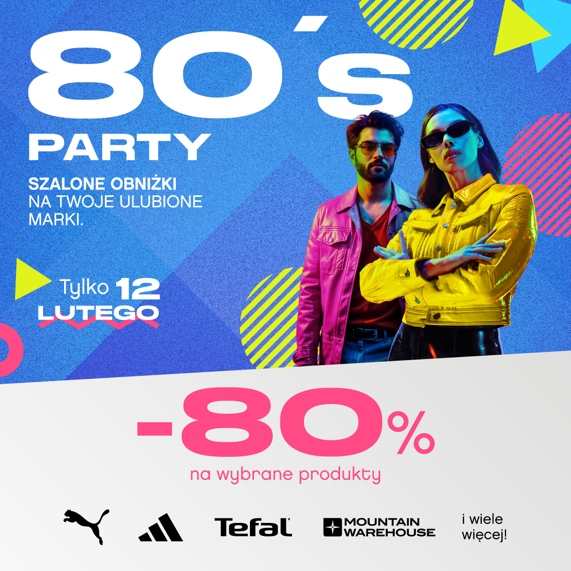 mężczyzna i kobieta w neonowych strojach