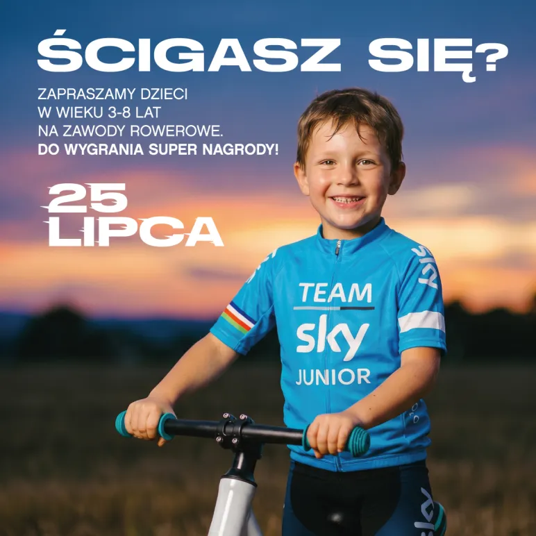 chłopiec z rowerkiem